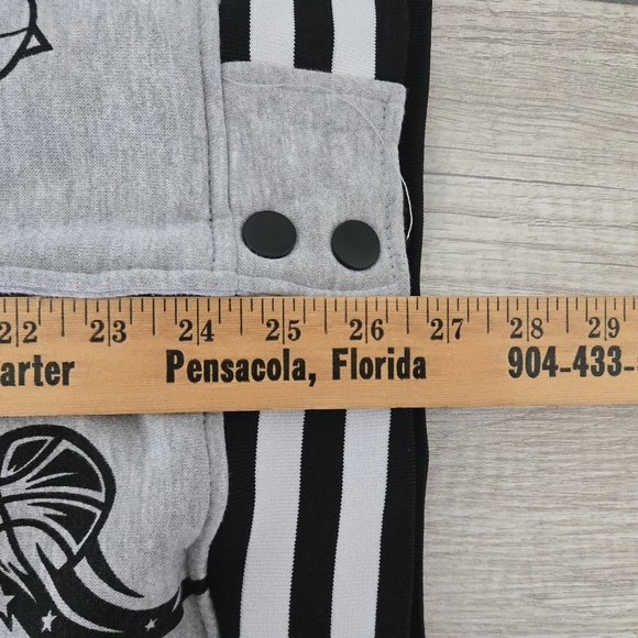 NBA All Star Game Teams Hoodie Mens Size Large Basketball Black White Logo - Picture 5 of 7